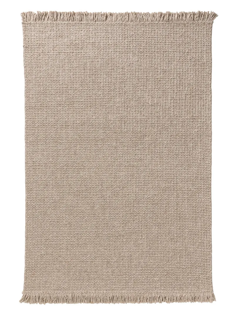 Tapis kilim tressé beige 200x300 cm