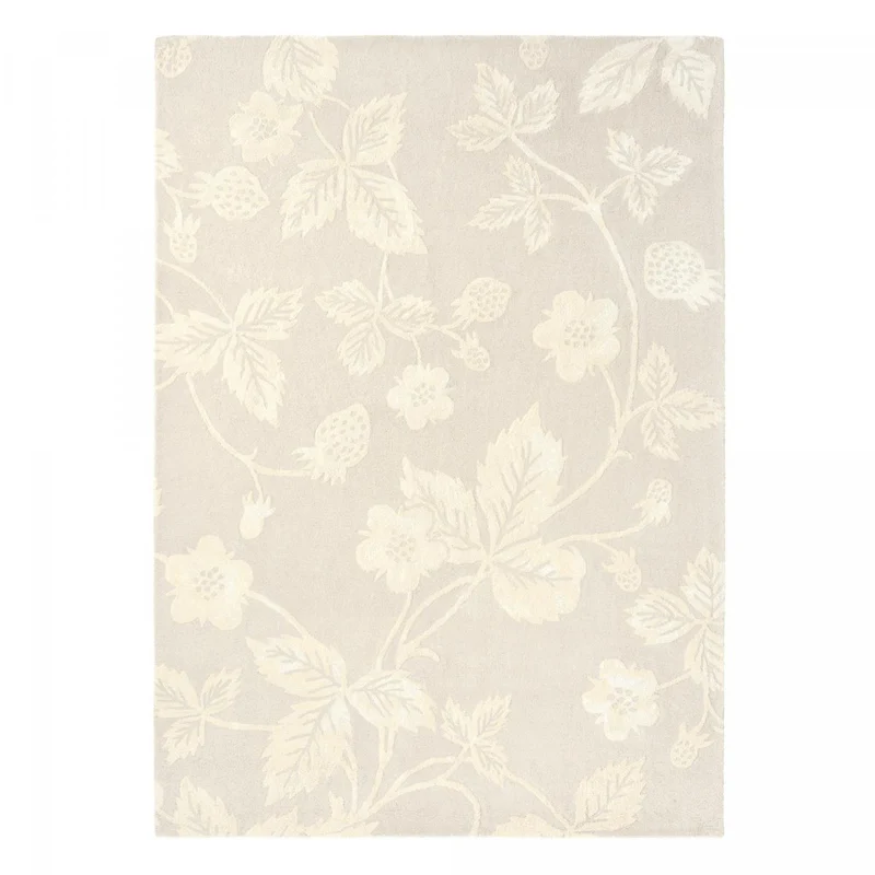 Tapis Écru Wild Strawberry en Laine 120x180 cm – Wedgwood