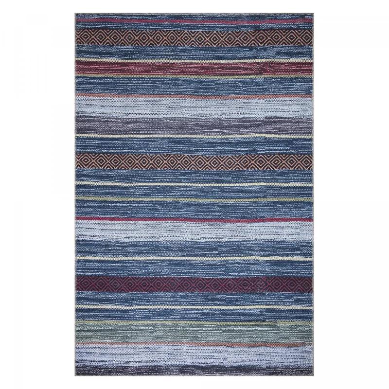 Tapis Kilim Multicolore Nobasta en Coton 115x180 cm – Jadorel