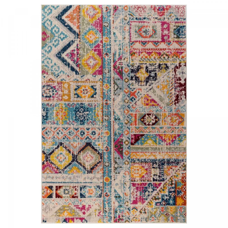 Tapis Style Orient Multicolore en Polypropylène 3 120x170 cm – Jadorel