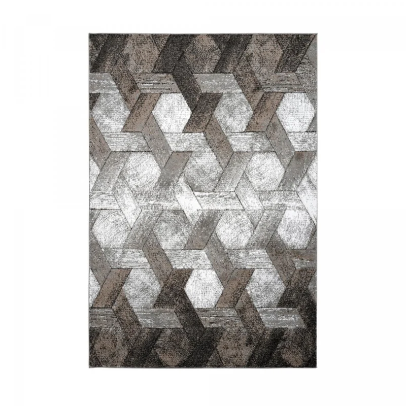 Tapis Beige Swi Platin en Polypropylène 120x170 cm – Jadorel