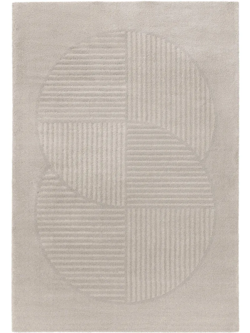 Tapis design gris clair 200x290 cm