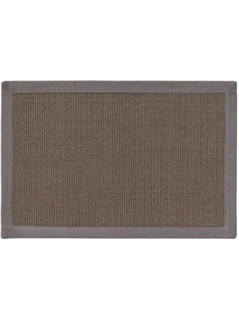 Paillasson scandinave marron en sisal 40x60 cm
