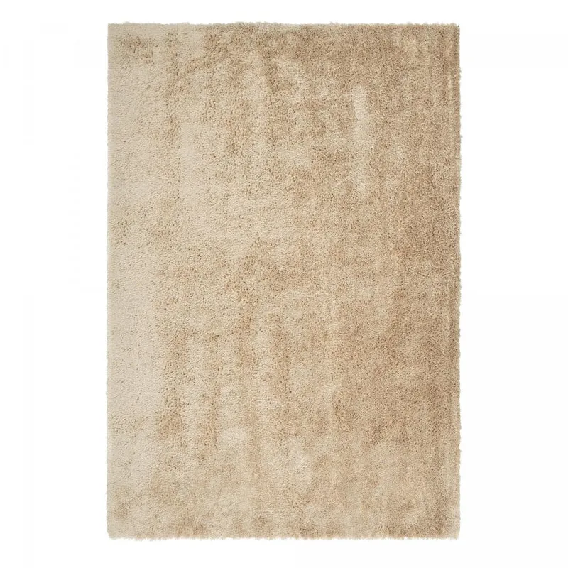 Tapis Shaggy Beige en Polyester 2 160x230 cm – Royaume du Tapis
