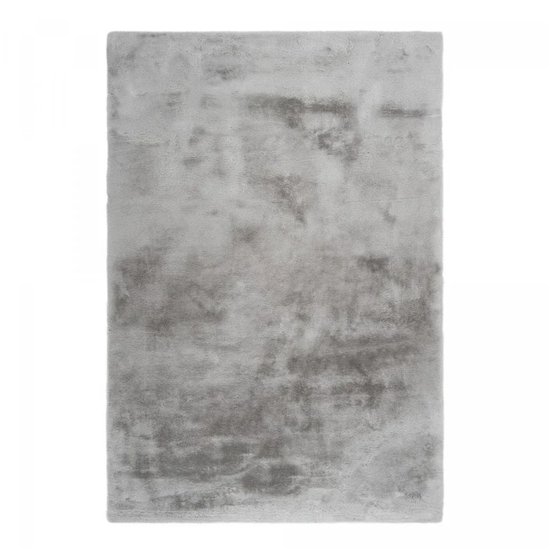 Tapis Shaggy Argent Emotico en Polyester 120x170 cm – Jadorel
