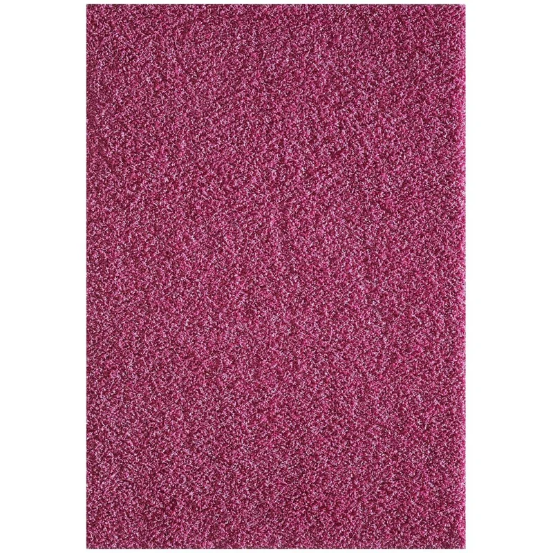 Tapis Shaggy Rose Intense en Polypropylène 120x170 cm – Sanat Hali