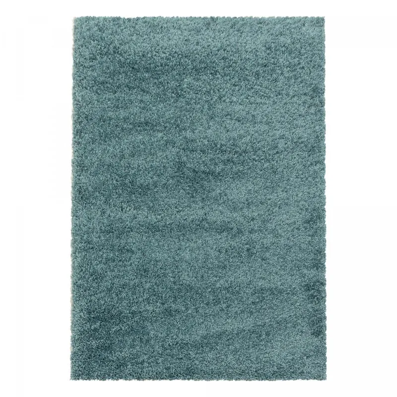 Tapis Shaggy Bleu Sy en Polypropylène 100x200 cm – Jadorel