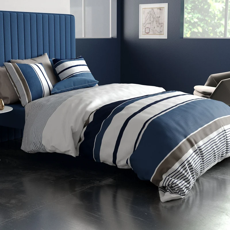 Parure de lit 100% coton 57 fils Belize