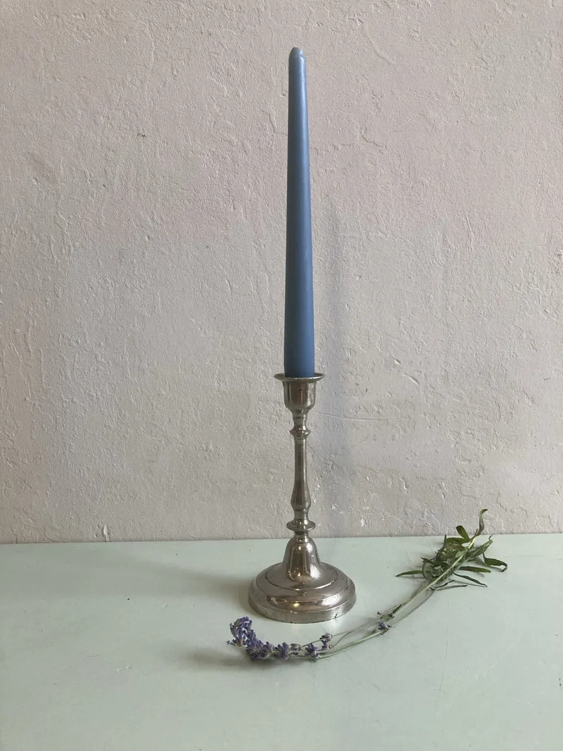 Bougeoir argenté