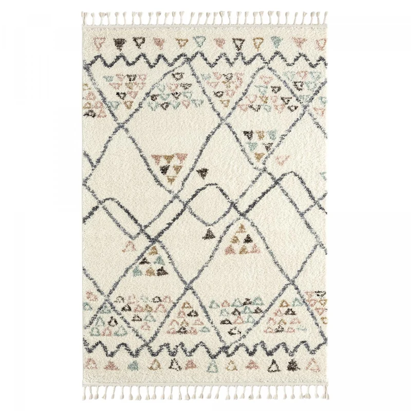 Tapis Style Berbère Crème en Polypropylène 5 120x170 cm – Royaume du Tapis