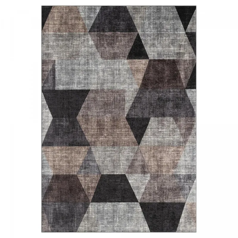Tapis de Cuisine Gris Kilim Imprimé 2 120x160 cm – Royaume du Tapis