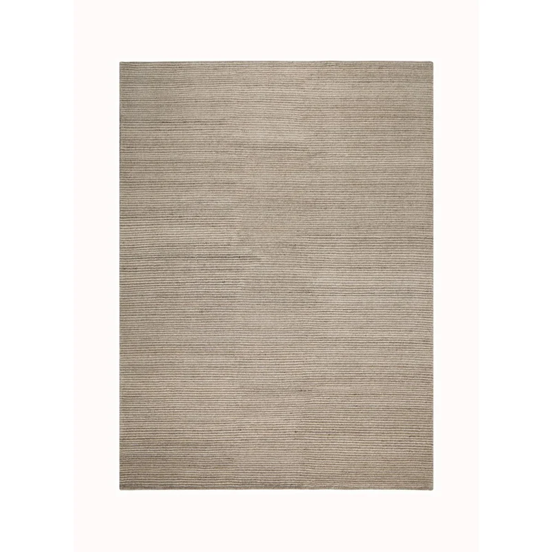 Tapis Gris Nuancé en Laine 140x200 cm – Look
