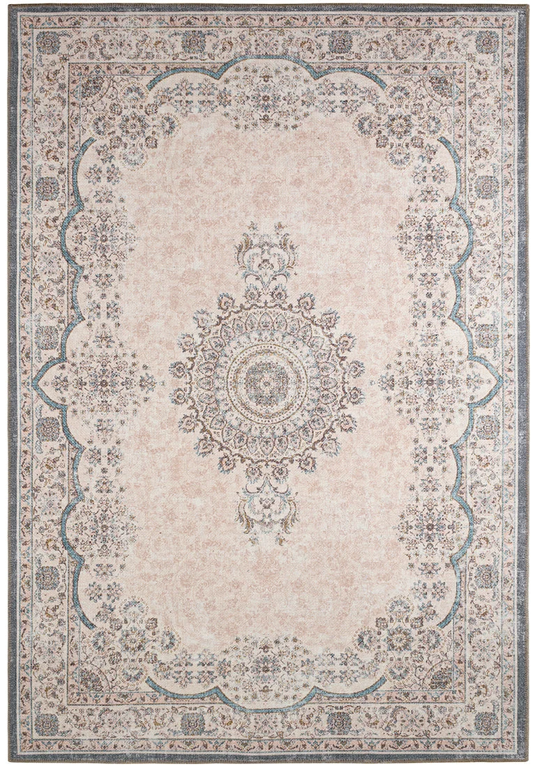 CARRY - Tapis vintage rose - CAR531ROS