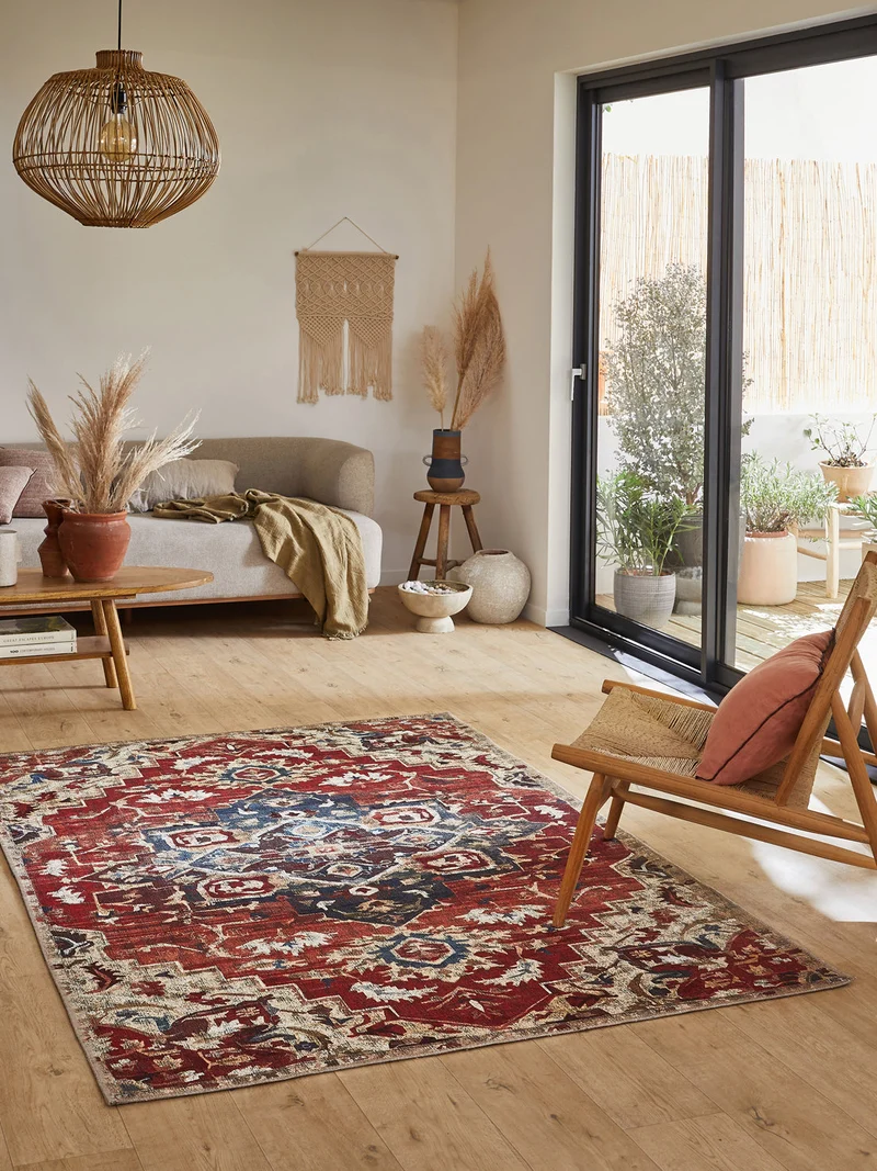 RADOM - Tapis de salon de style vintage multicolore - RAD71MUL