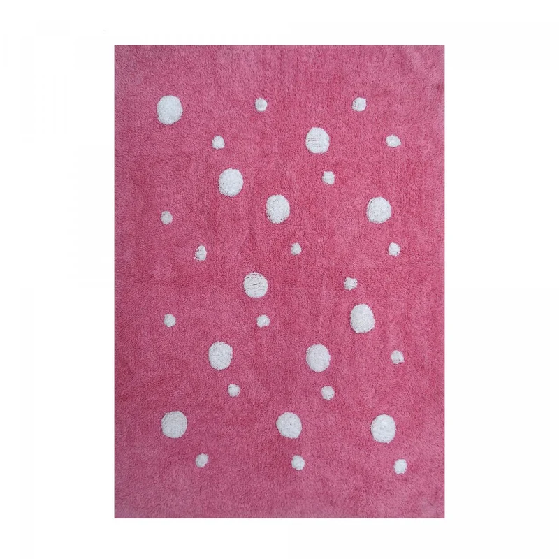 Tapis Enfant Rose en Coton 120x160 cm – Impalo