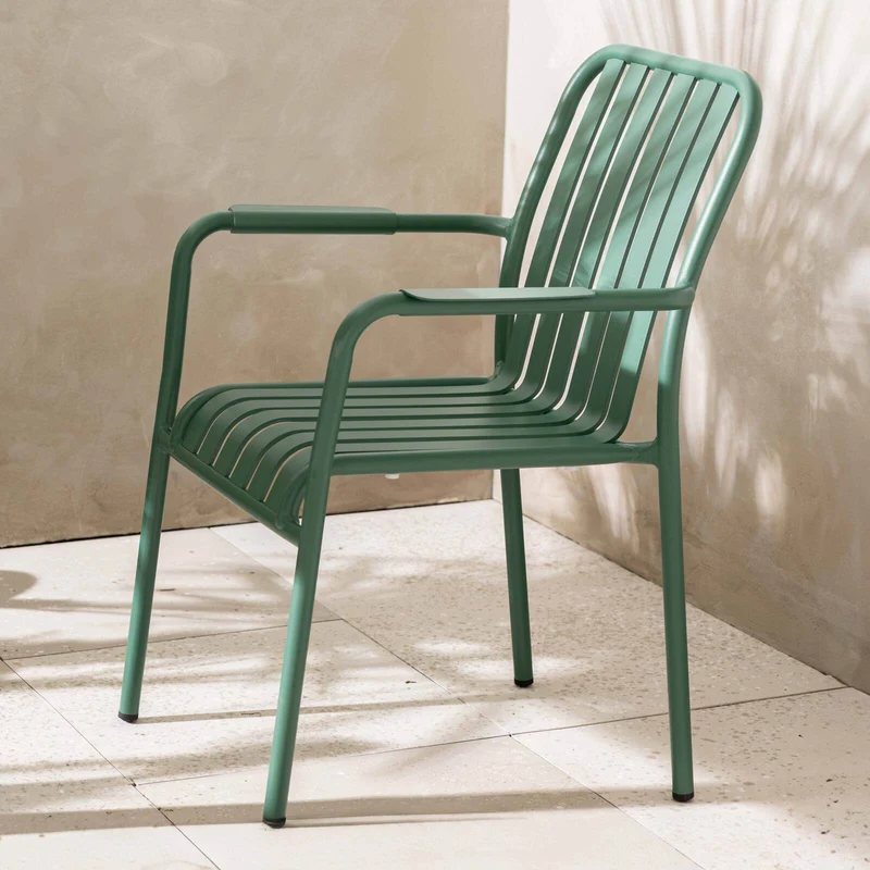 Fauteuil de jardin Oviala en metal FARO