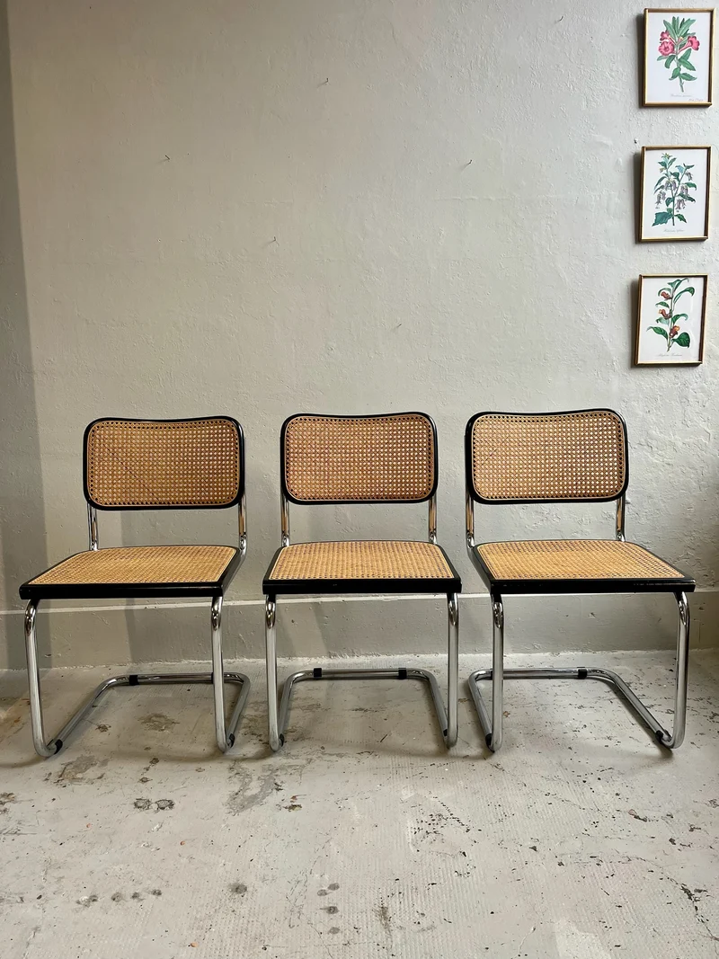 Chaises d’inspiration Marcel Breuer B32/ Cesca
