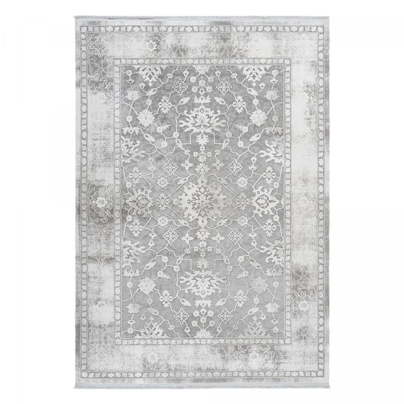 Tapis Argent en Acrylique 3 160x230 cm – Royaume du Tapis