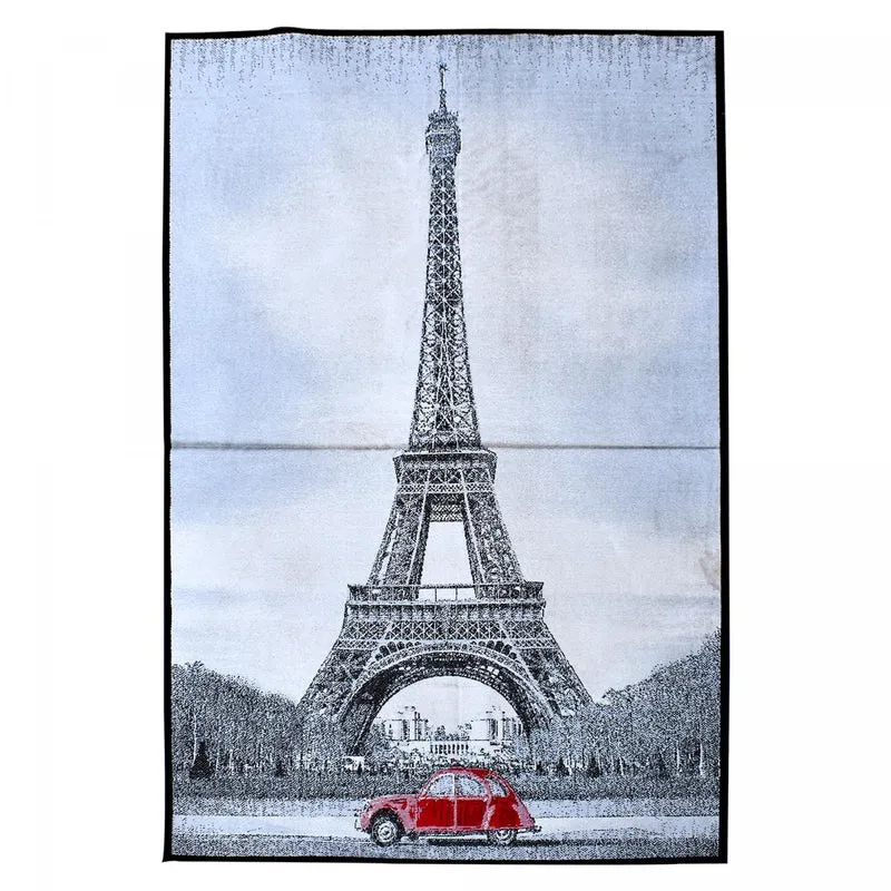 Tapis Gris en Polypropylène 140x200 cm – Royaume du Tapis