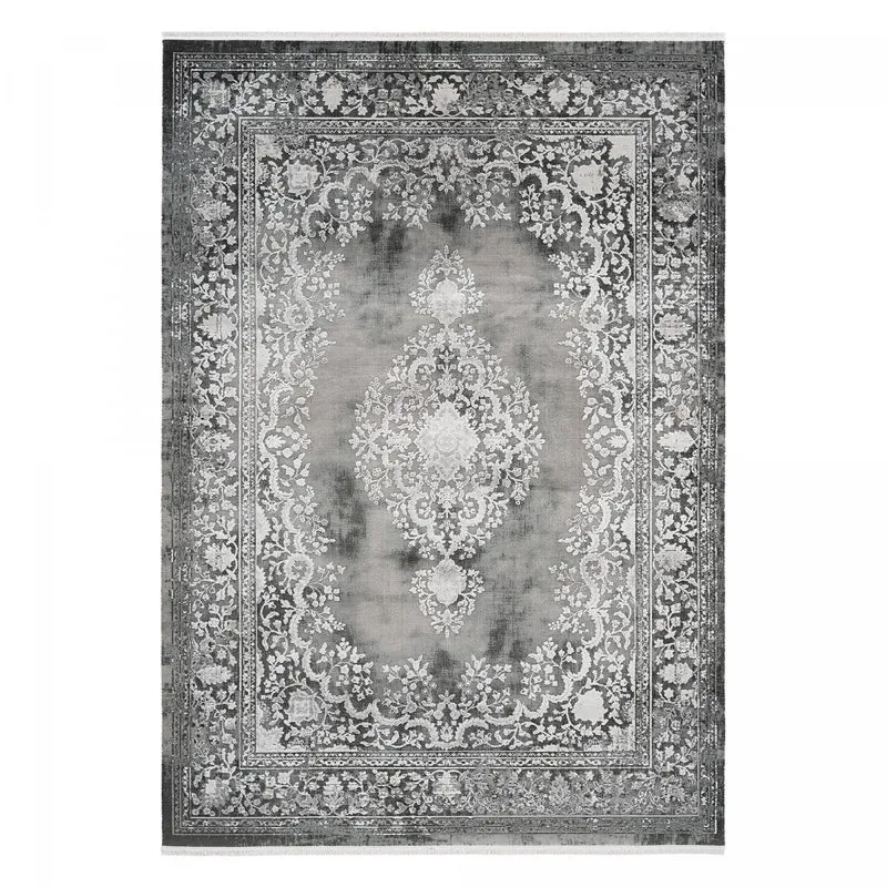 Tapis Argent en Acrylique 5 120x170 cm – Royaume du Tapis