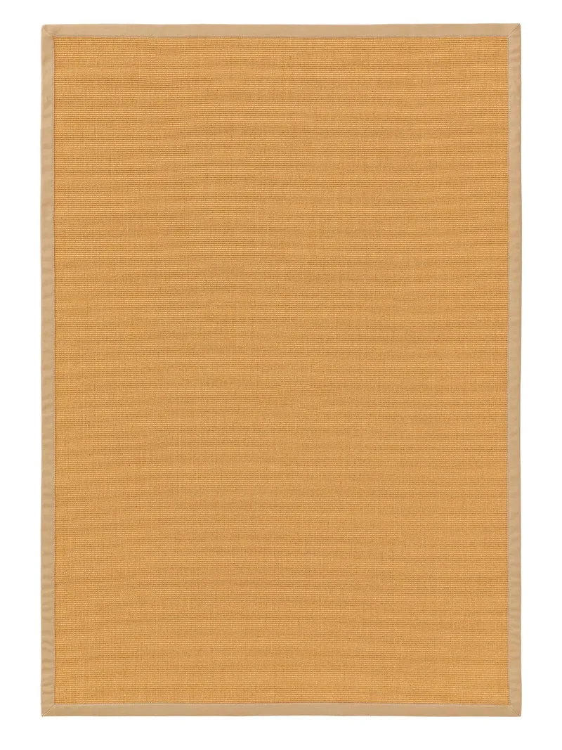 Tapis scandinave orange en sisal 140x200 cm