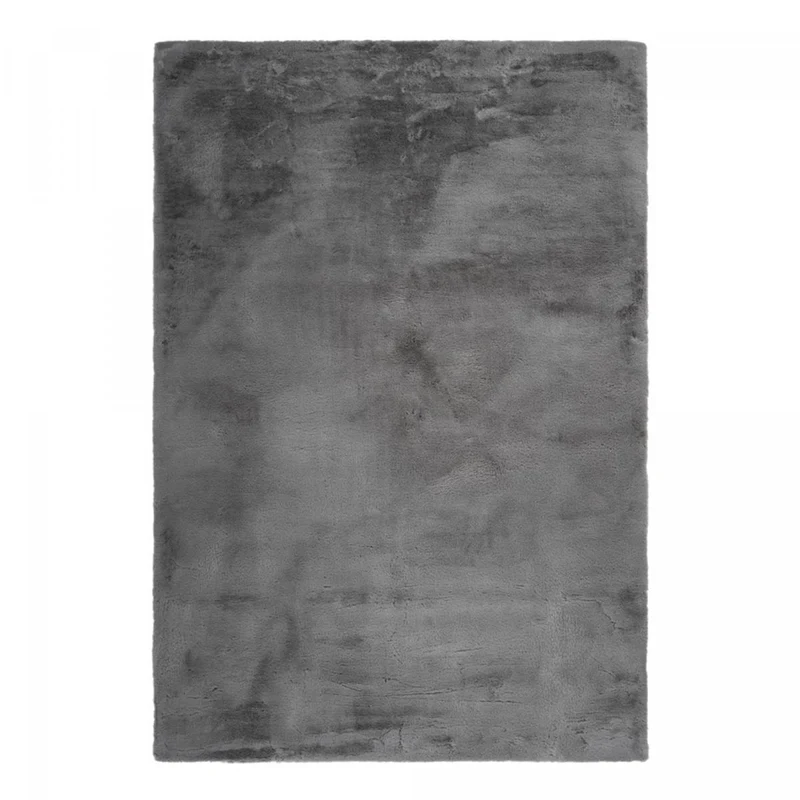 Tapis Shaggy Gris Emotico en Polyester 120x170 cm – Jadorel