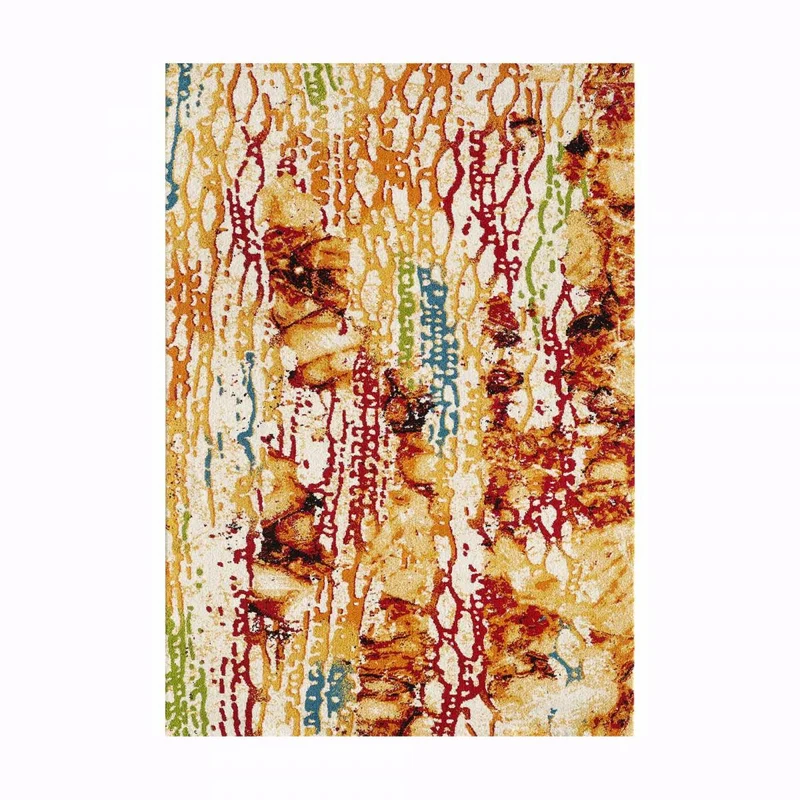 Tapis Multicolore Abstrait 120x170 cm – Royaume du Tapis