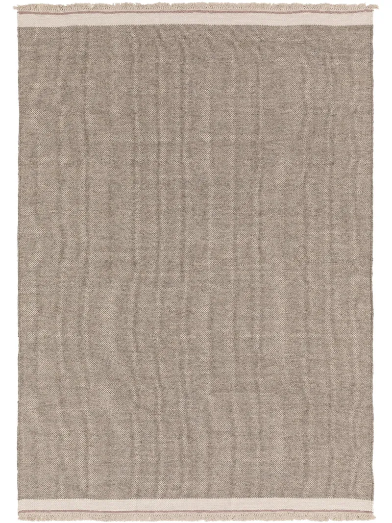 Tapis bohème inspiration scandinave gris 120x170 cm