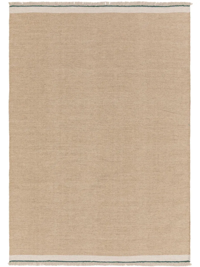 Tapis bohème inspiration scandinave beige 200x300 cm