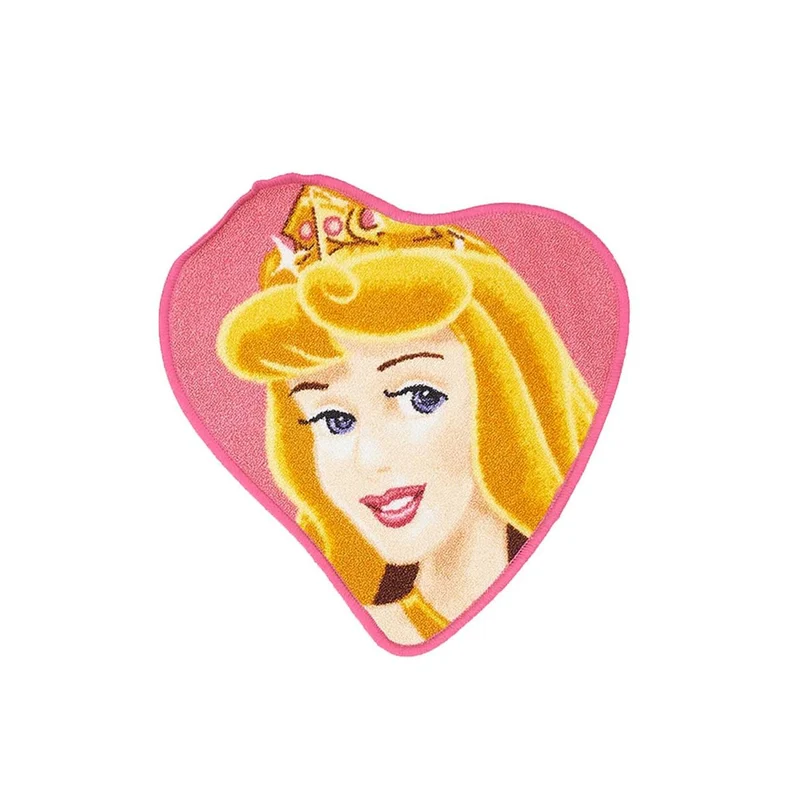 Tapis Enfant Rose Cœur Aurora 50x50 cm – Royaume du Tapis