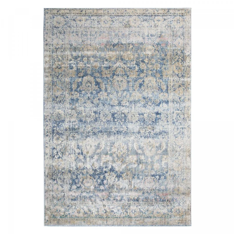 Tapis Bleu en Polypropylène 133x190 cm – Royaume du Tapis