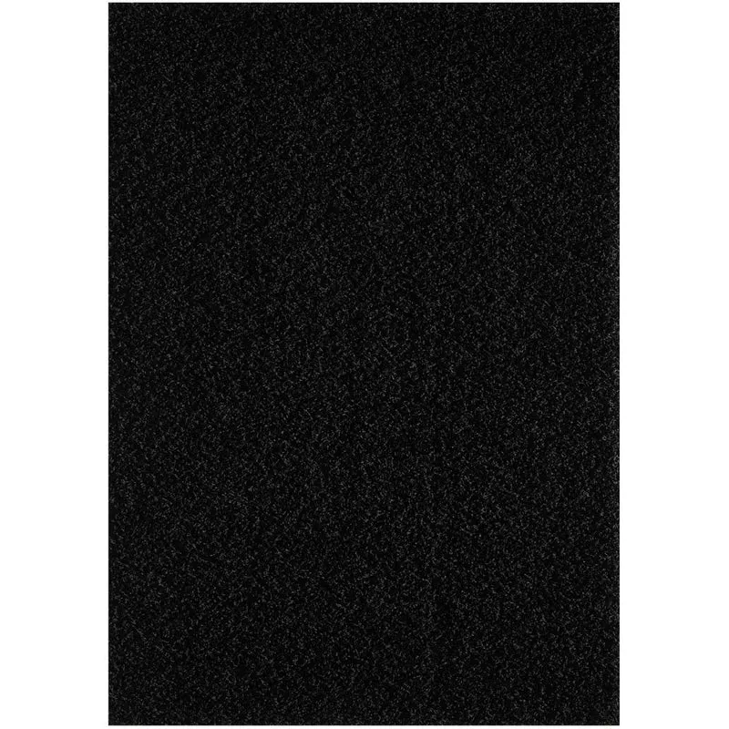 Tapis Shaggy Noir en Polypropylène 120x170 cm – Sanat Hali