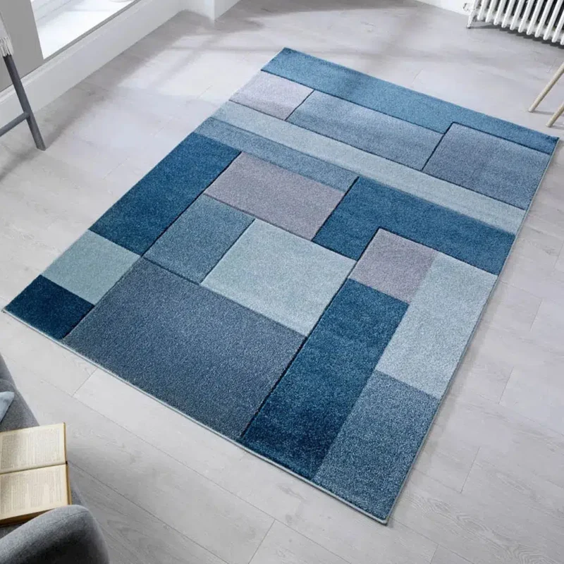 Tapis Cosmos Bleu