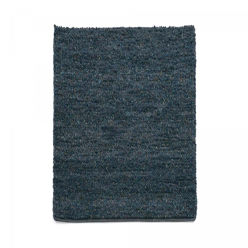 Tapis Bleu Cobble en Laine 140x200 cm – Brink&Campman