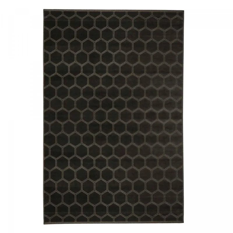 Tapis Noir Manipur en Viscose 160x260 cm – Designers Guild