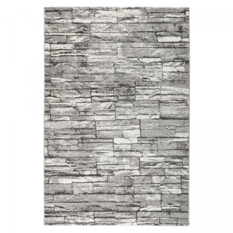 Tapis Argent en Polypropylène 4 120x170 cm – Royaume du Tapis