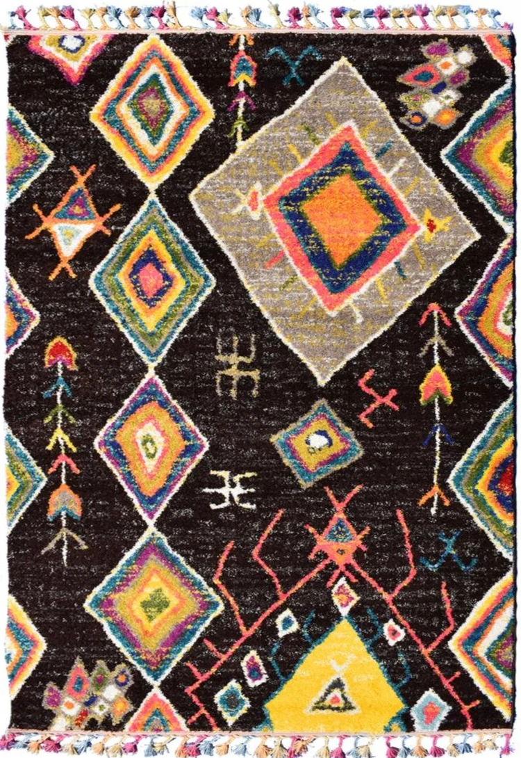 Tapis Style Berbère Marron Agad 120x170 cm – Jadorel