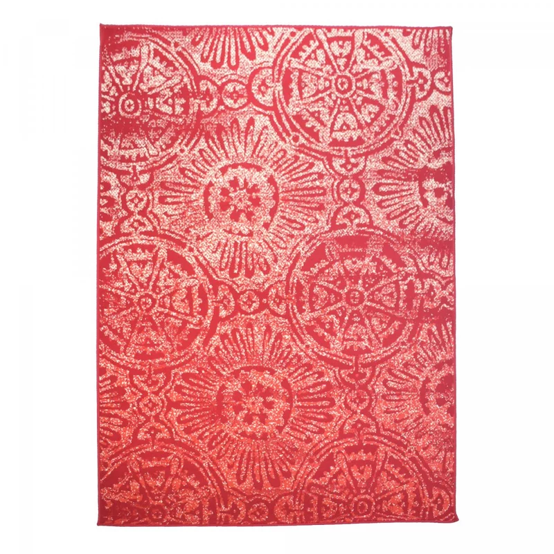 Tapis Rouge Tranby en Polypropylène 120x170 cm – Jadorel