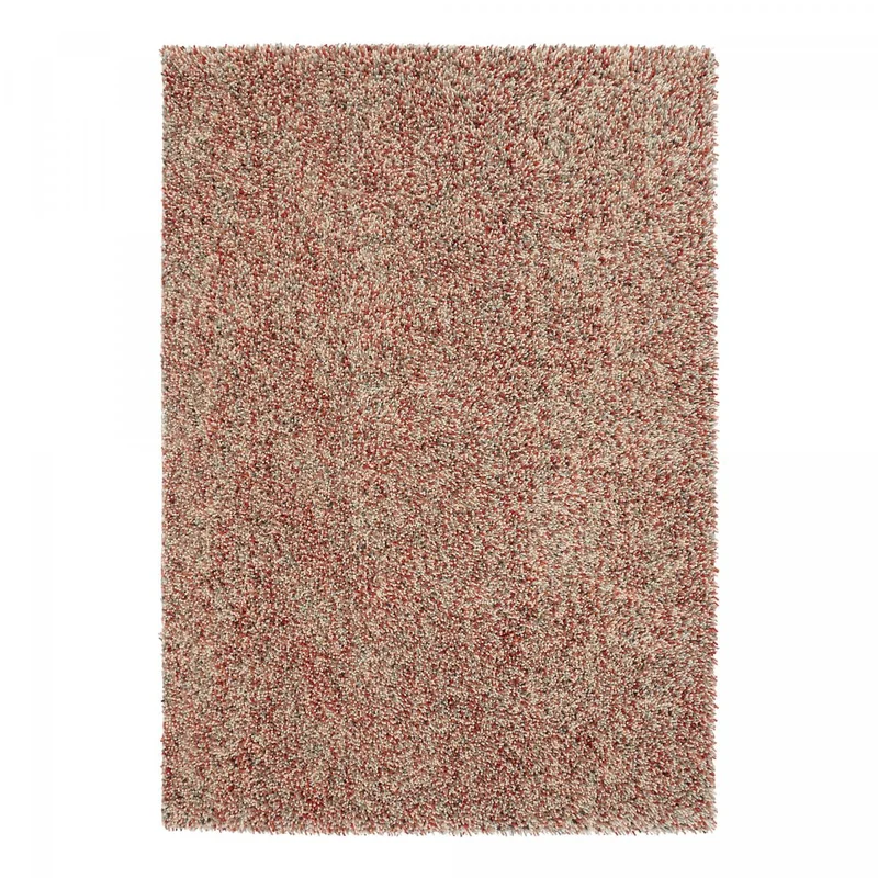 Tapis Shaggy Rouge Pop Art en Laine 140x200 cm – Brink&Campman