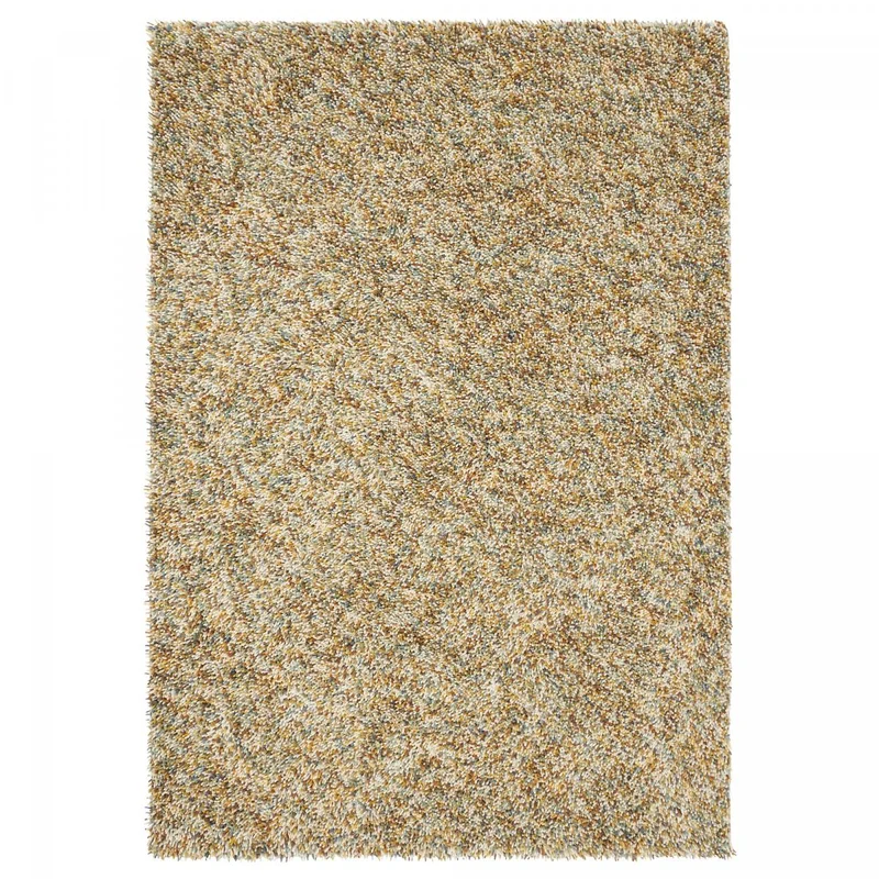 Tapis Shaggy Jaune Pop Art en Laine 140x200 cm – Brink&Campman
