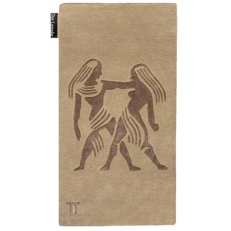 Tapis Beige Signe Gémeaux 70x130 cm – Guy Laroche