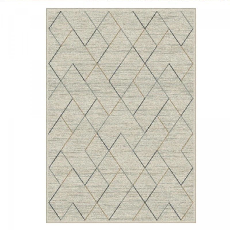 Tapis Style Berbère Beige et Bleu 100x140 cm – Royaume du Tapis