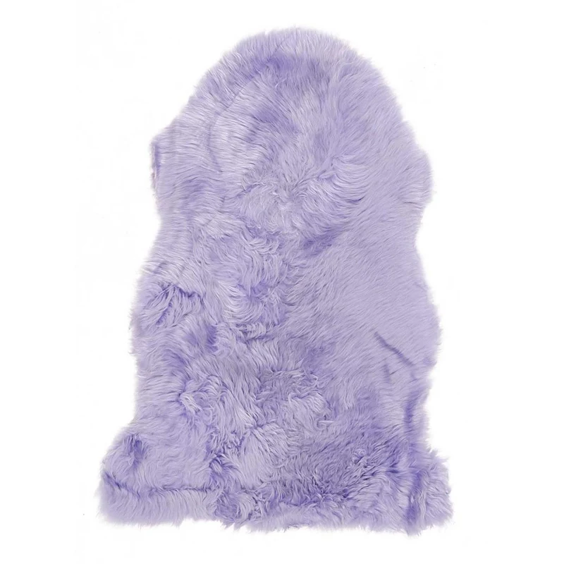 Tapis Peau de Mouton Violet Lila 60x95 cm – Dezenco