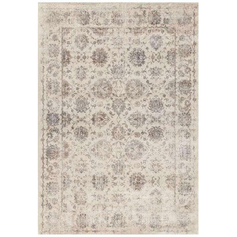Tapis Crème et Blanc Giorgia 135x190 cm – Royaume du Tapis