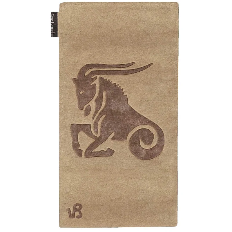 Tapis Beige Signe Capricorne 70x130 cm – Guy Laroche