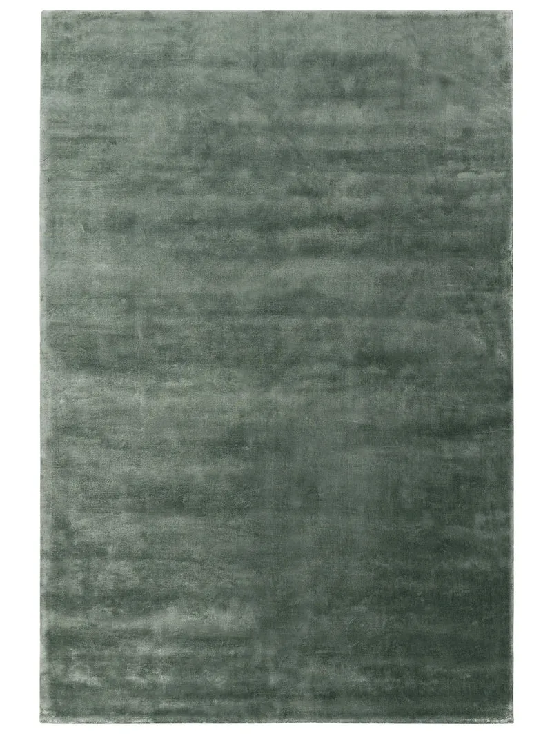 Tapis moderne uni vert sauge 160x230 cm