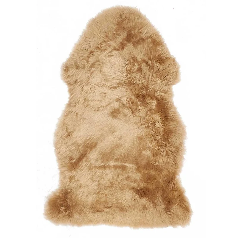 Tapis Peau de Mouton Beige Ambre 60x95 cm – Dezenco