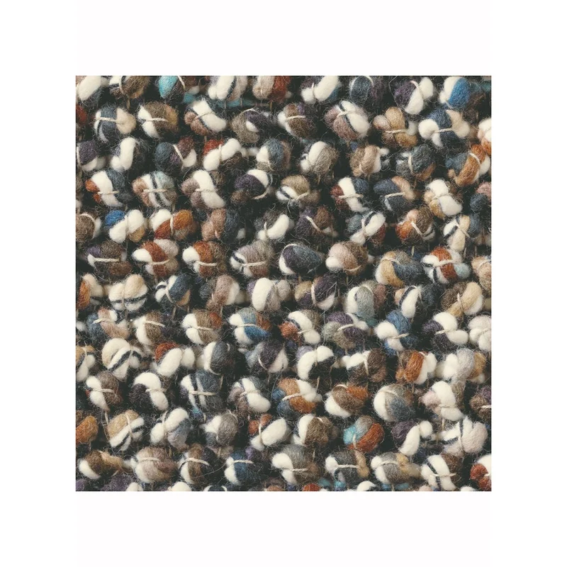 Tapis Shaggy Marron en Laine 140x200 cm – Brink&Campman