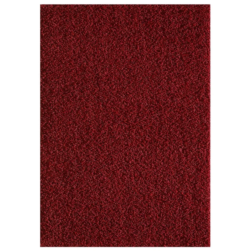 Tapis Shaggy Rouge en Polypropylène 120x170 cm – Sanat Hali