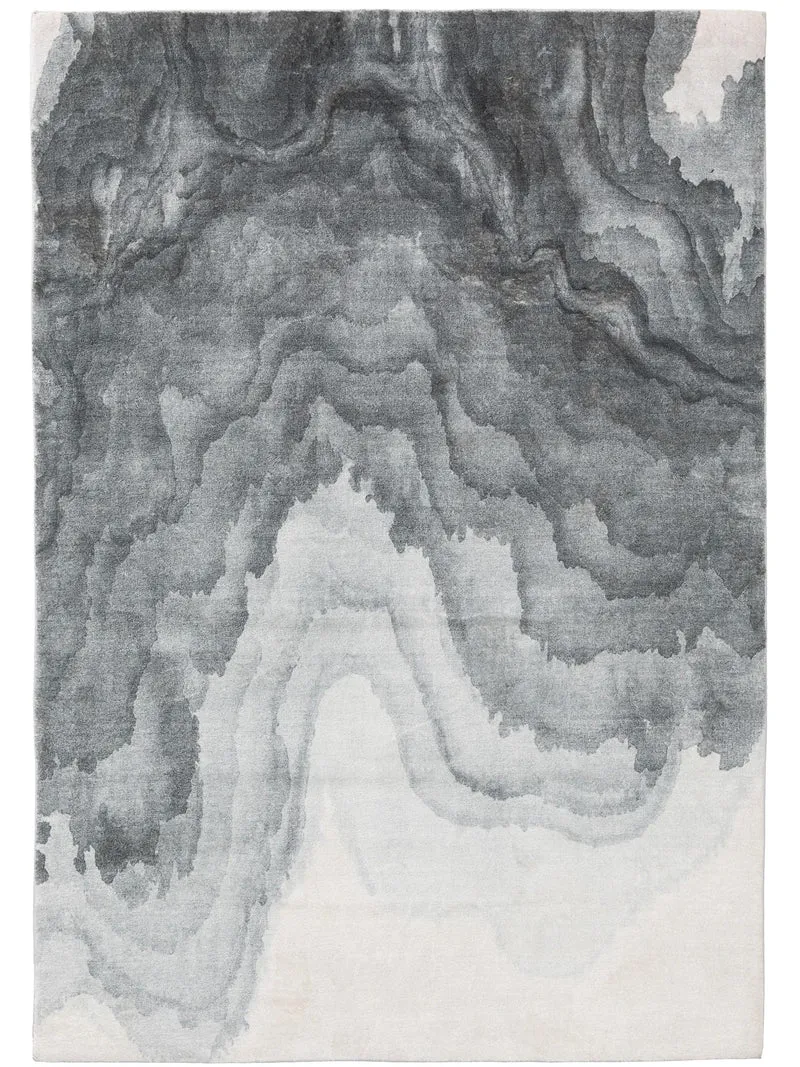 Tapis design contemporain gris 200x300 cm